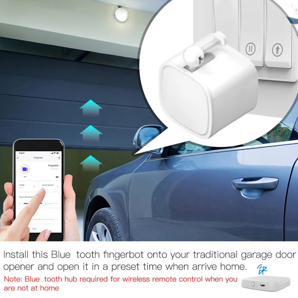 Bluetooth Finger Robot Switch Button Pusher and Tuya Bluetooth Gateway for Choosing