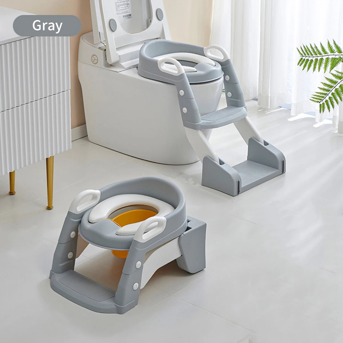 Children's toilet seat Step toilet for baby boys and girls auxiliary cushion stand step stool children's urine bucket