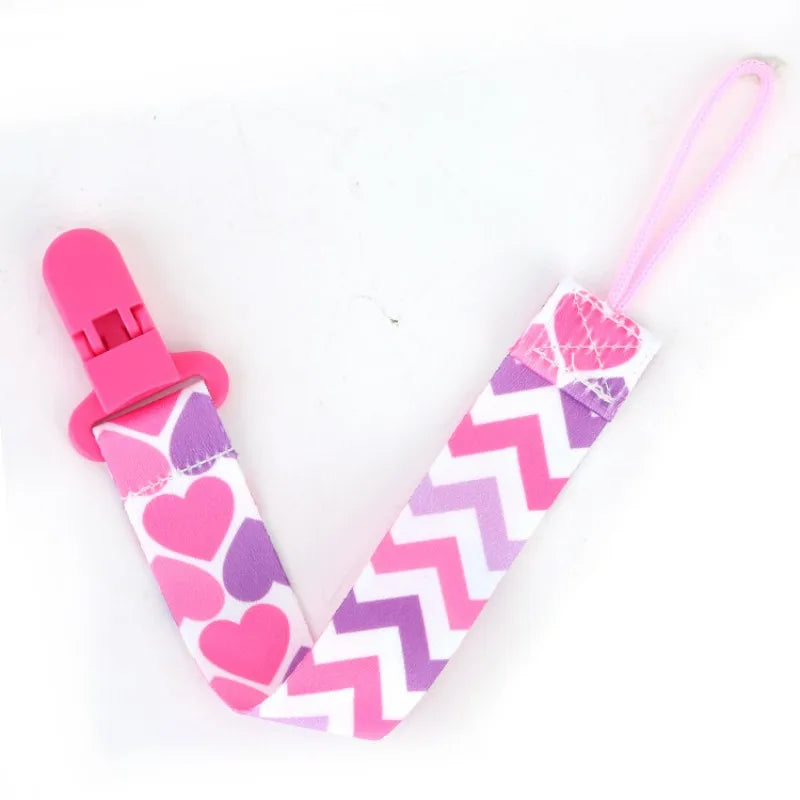 4pcs Baby Pacifier Holder Clips - Pacifier Clips for Boys and Girls, Universal Fit for Most Pacifiers, Cute and Practical Design