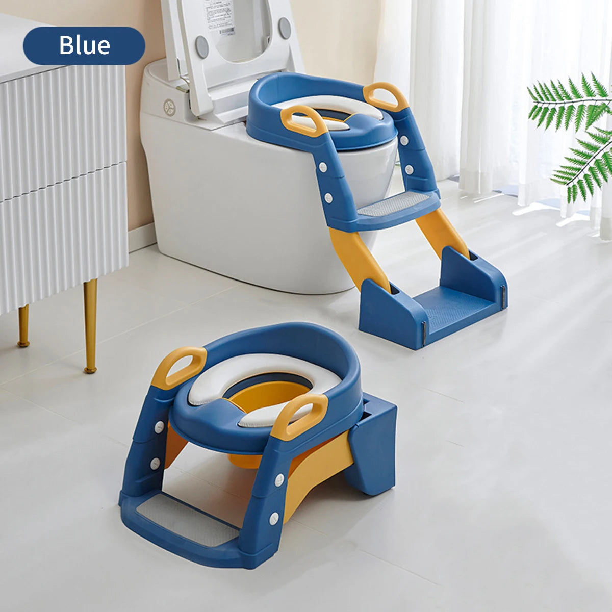 Children's toilet seat Step toilet for baby boys and girls auxiliary cushion stand step stool children's urine bucket